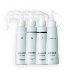 Lebel Proedit Element Charge Відновлююча програма "блиск та сила", 4 компоненти